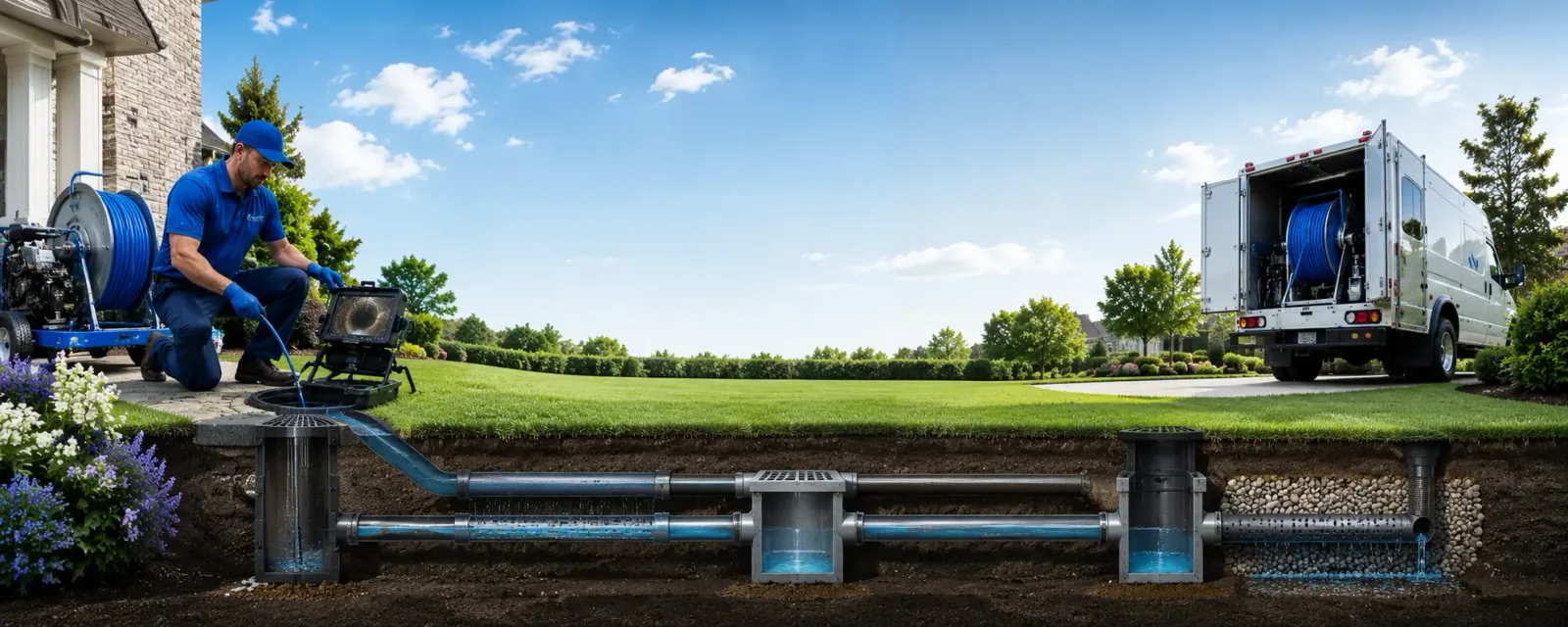 Outdoor drain cleaning information for Canyon, CA